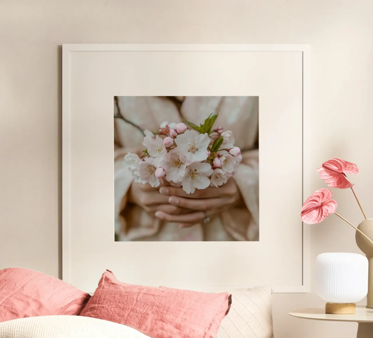 Essenza del Giappone poster con telaio in alluminio da Wanderlust Vibes