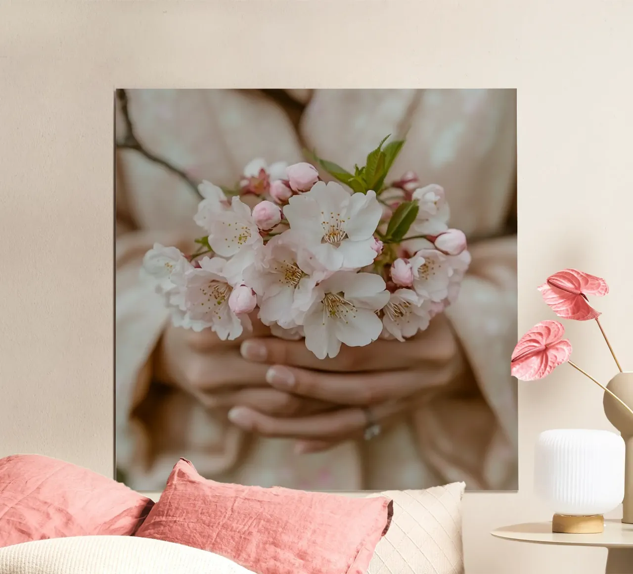 Essenza del Giappone poster con telaio in alluminio da Wanderlust Vibes