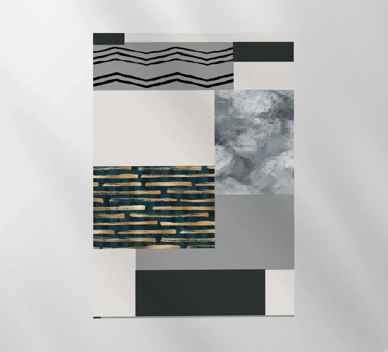 abstract gray and black squares 3 pellicola backlit da vintageshop