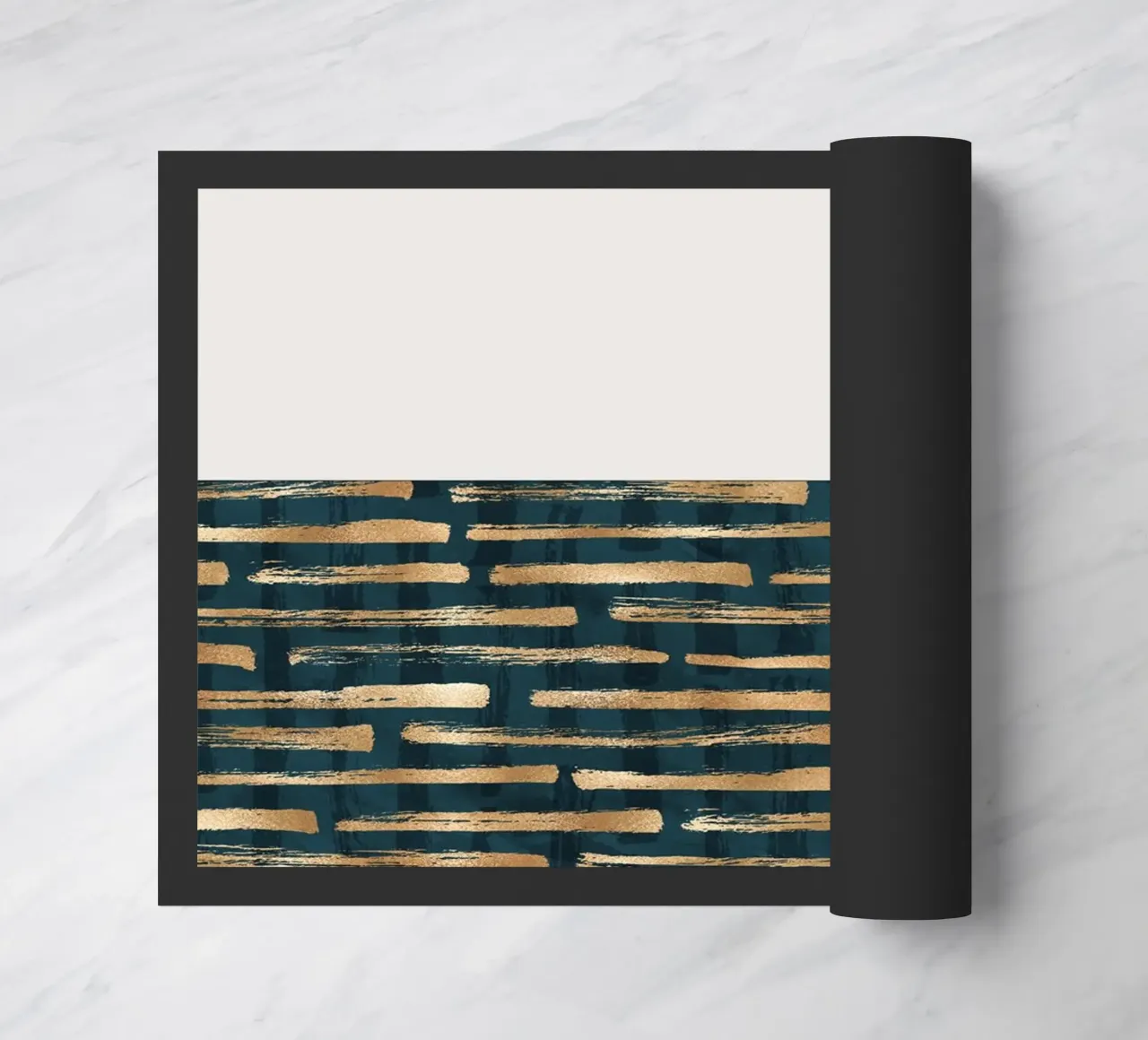 abstract gray and black squares 3 zerbino da vintageshop