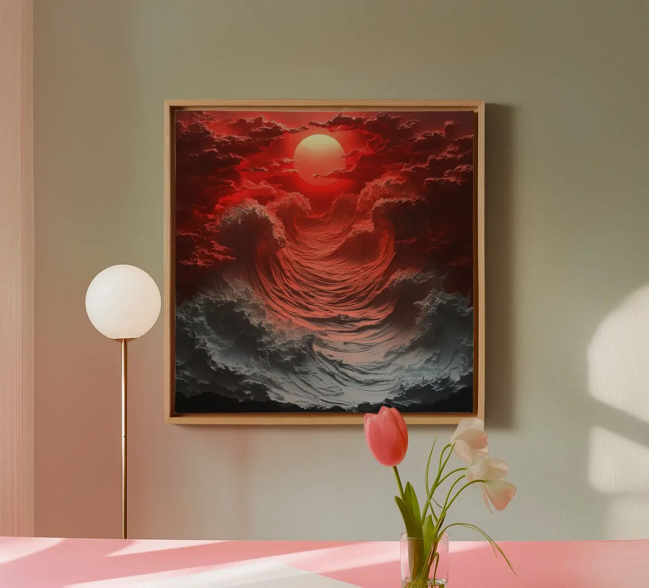 Essenza del Giappone tela con Cornice a cassetta da Wanderlust Vibes