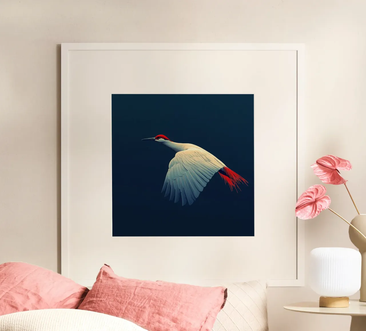 Essenza del Giappone poster con telaio in legno da Wanderlust Vibes