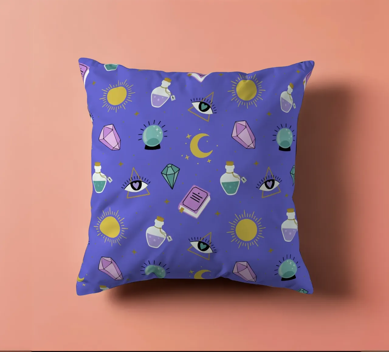 Esoteric pattern kussen van Vivi Nicolin