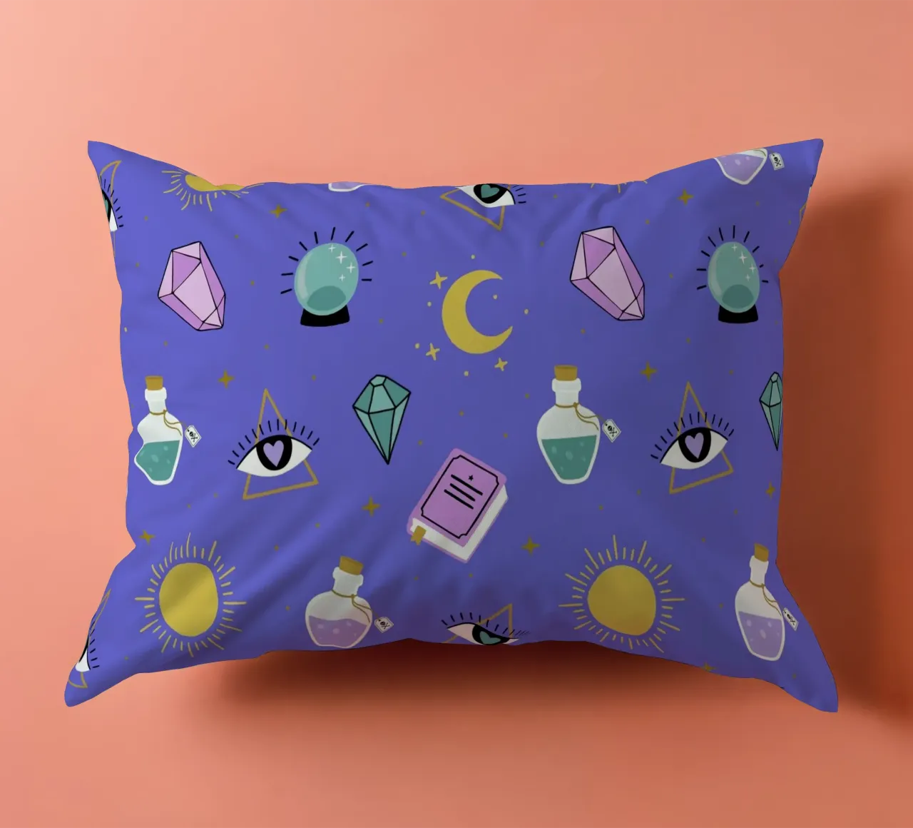 Esoteric pattern kussen van Vivi Nicolin