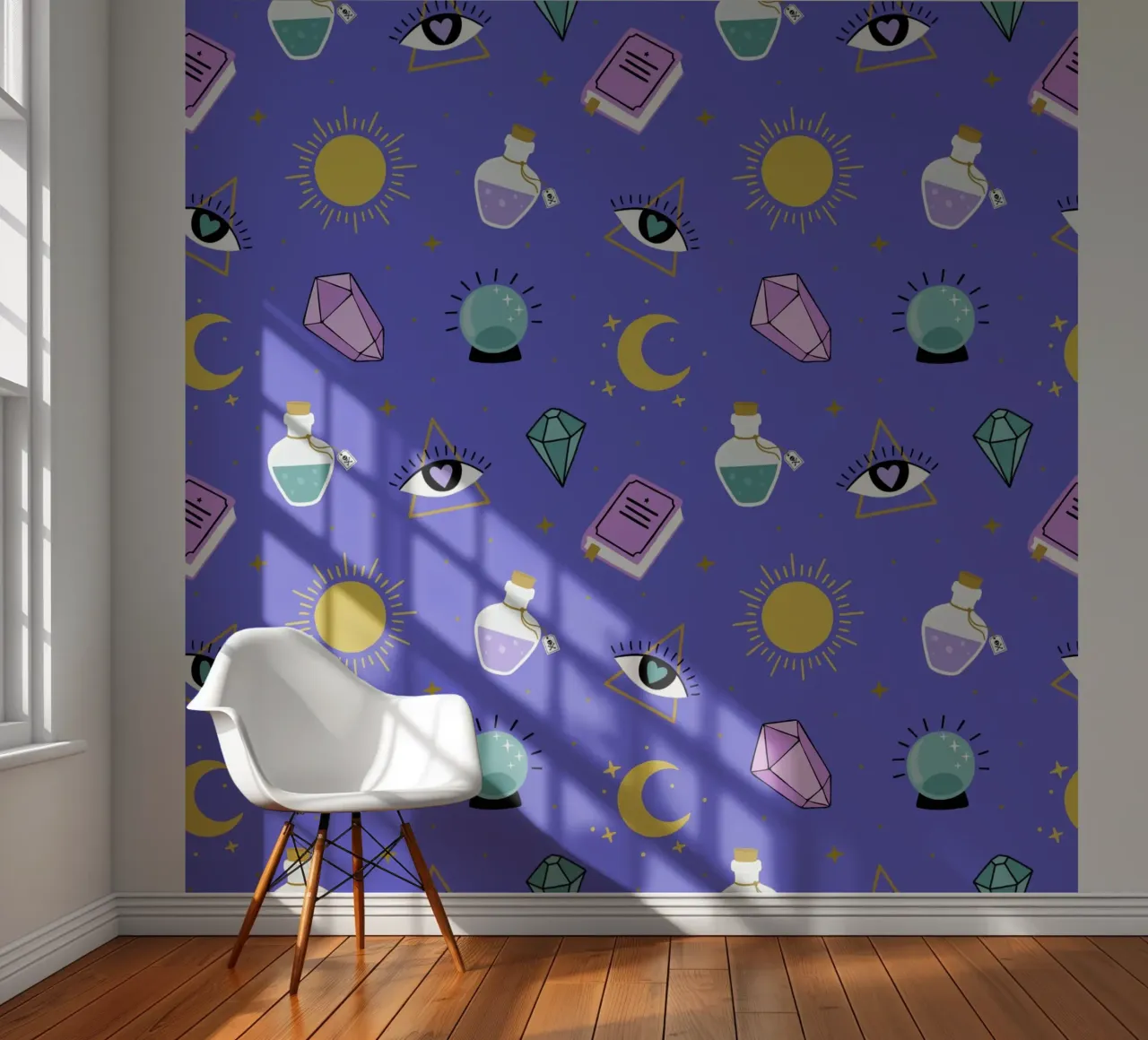 Esoteric pattern fotobehang van Vivi Nicolin