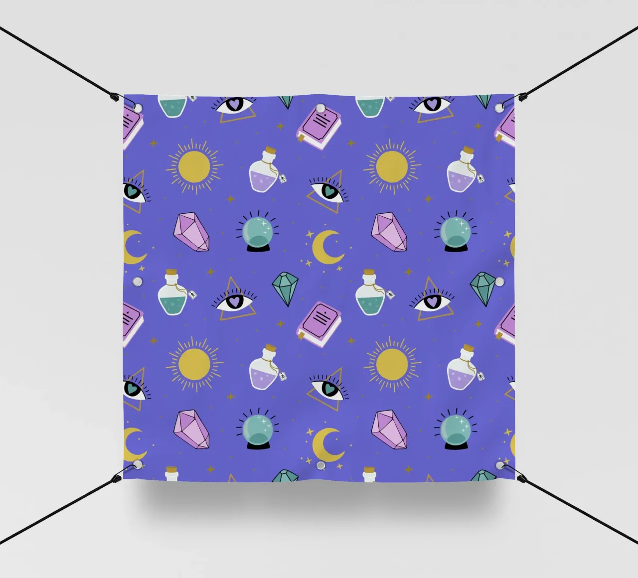 Esoteric pattern telo in pvc da Vivi Nicolin