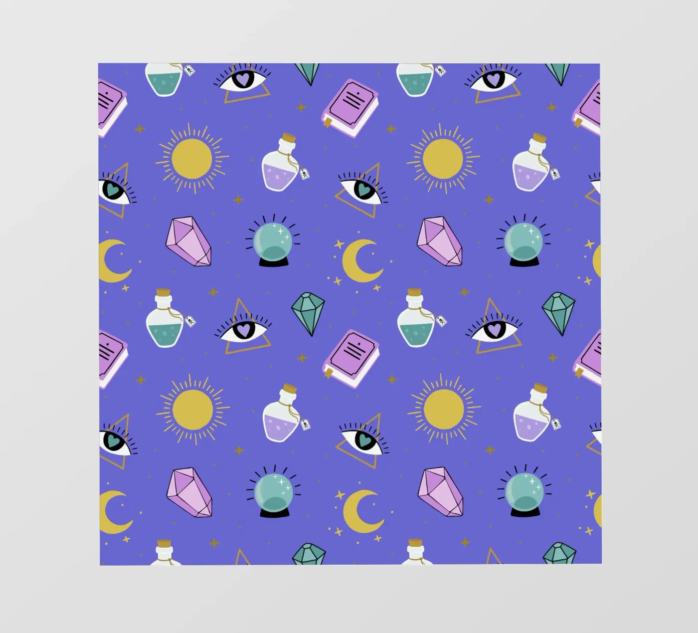 Esoteric pattern pvc-zeil van Vivi Nicolin