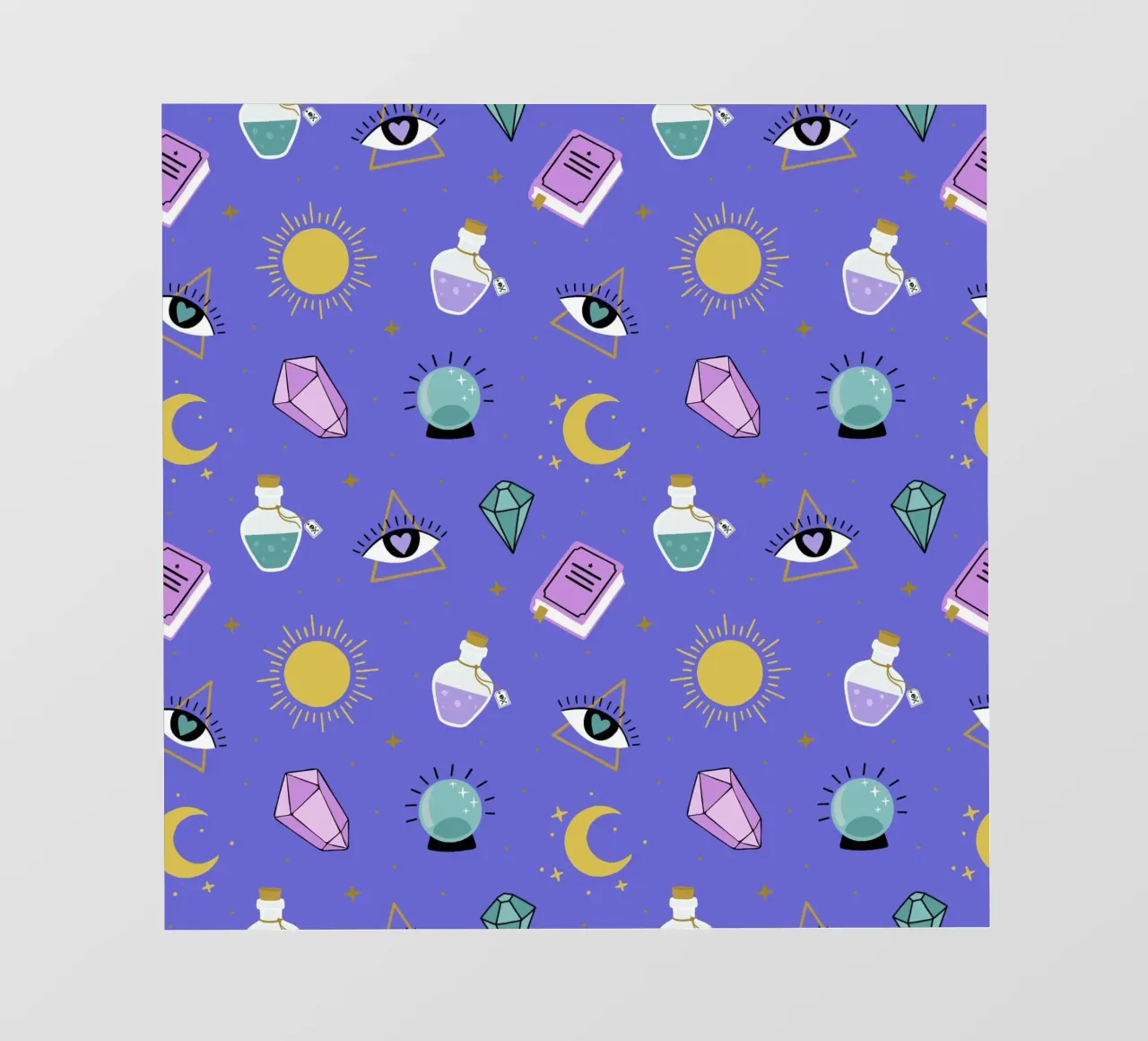 Esoteric pattern telo in pvc da Vivi Nicolin