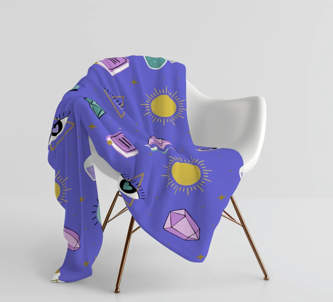 Esoteric pattern coperta in pile da Vivi Nicolin