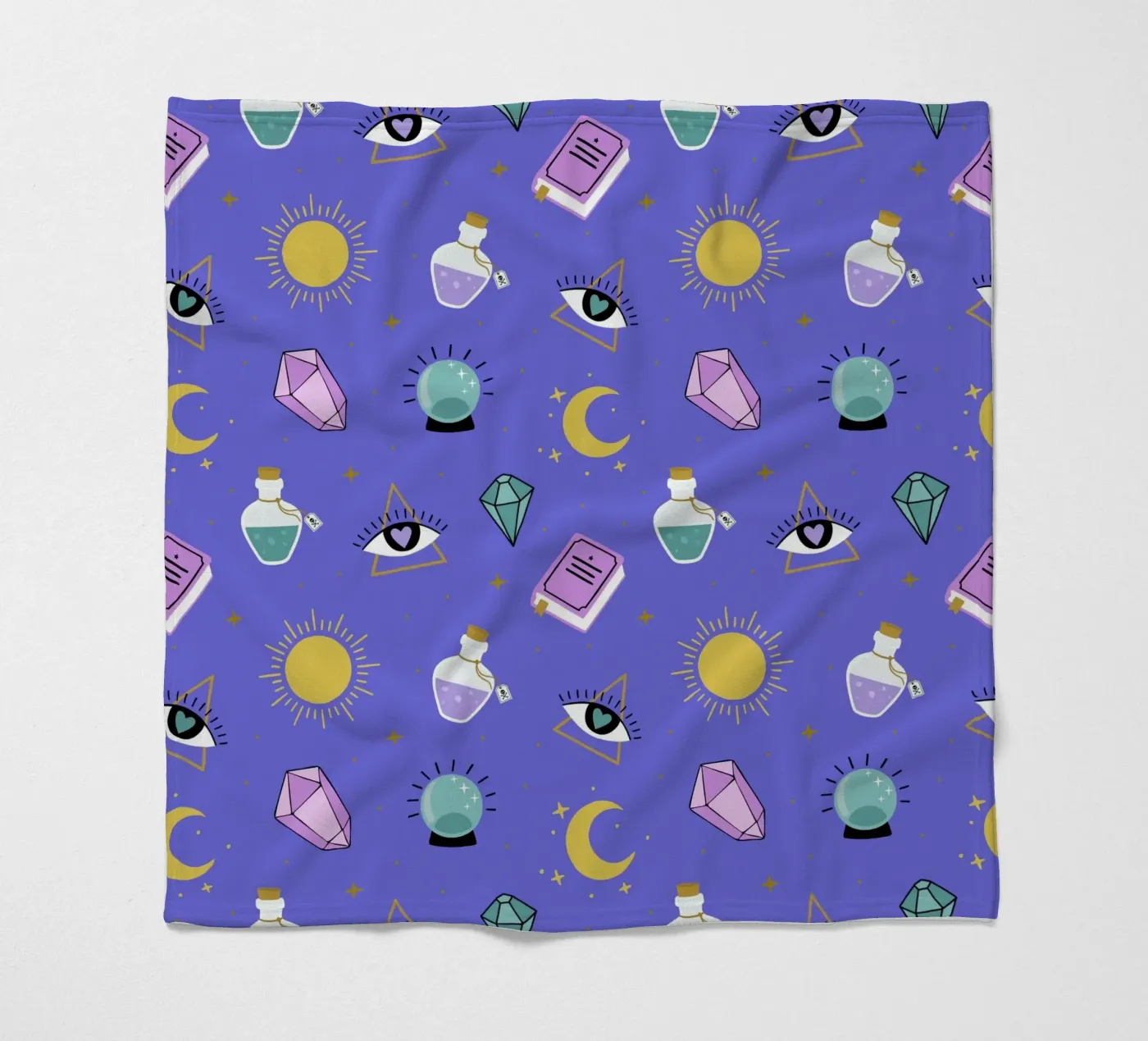 Esoteric pattern Fleecedecke von Vivi Nicolin