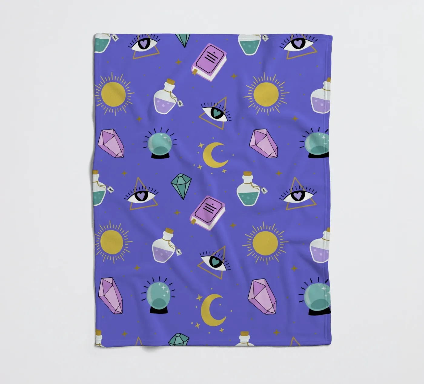 Esoteric pattern Fleecedecke von Vivi Nicolin