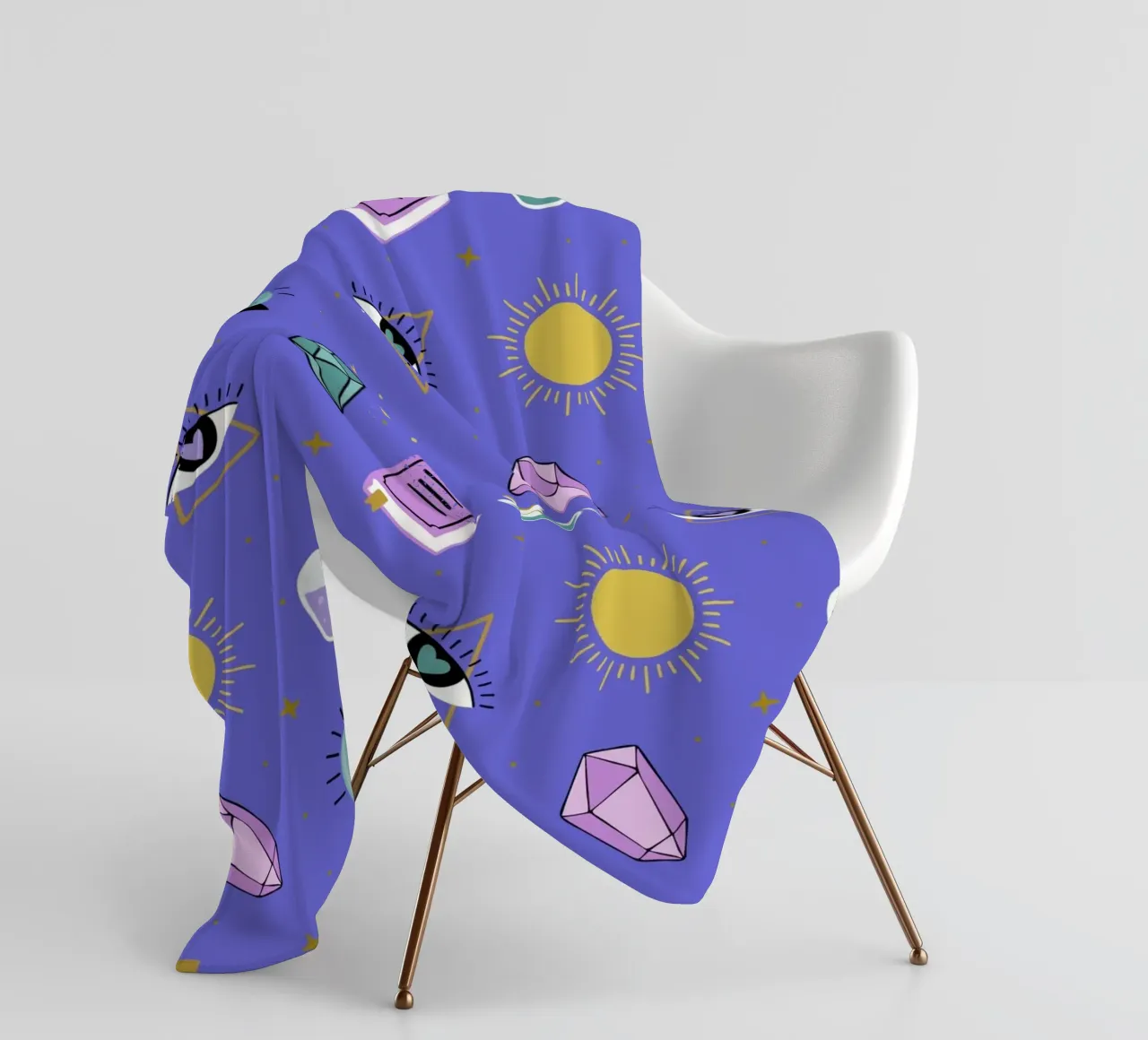 Esoteric pattern coperta in pile da Vivi Nicolin