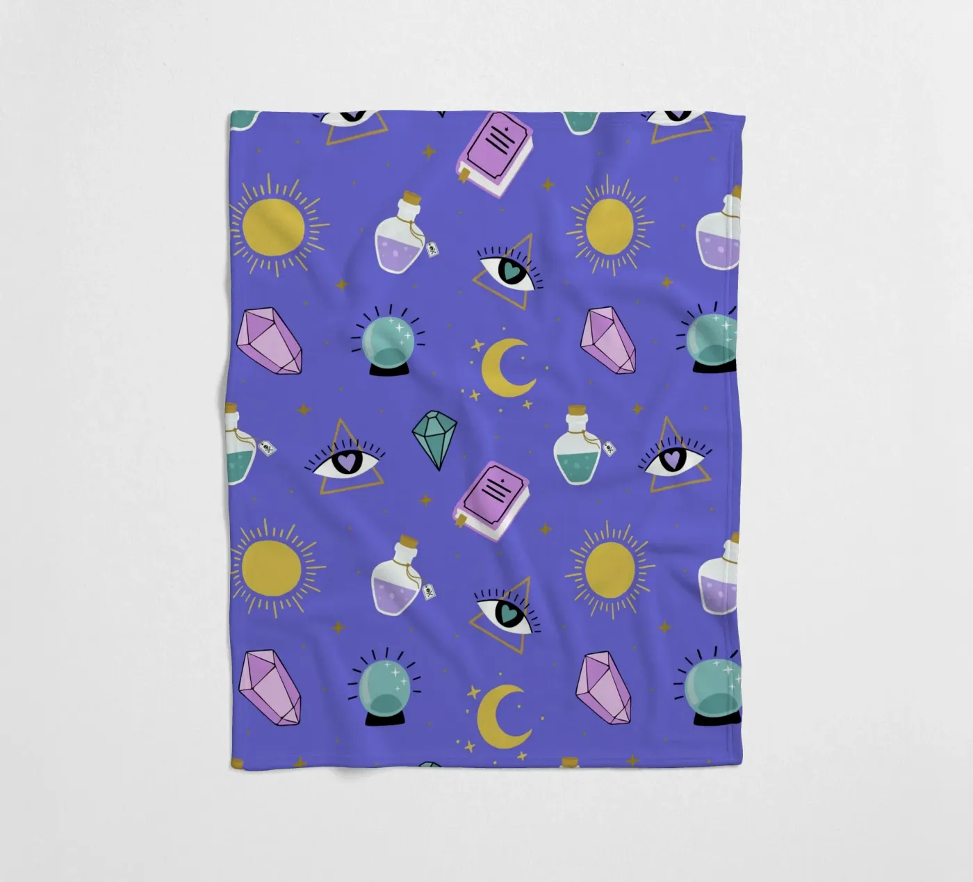 Esoteric pattern Fleecedecke von Vivi Nicolin