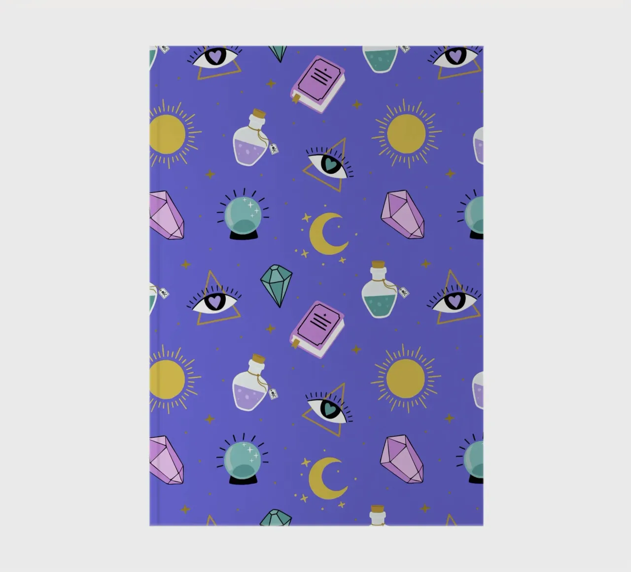 Esoteric pattern notebook by Vivi Nicolin