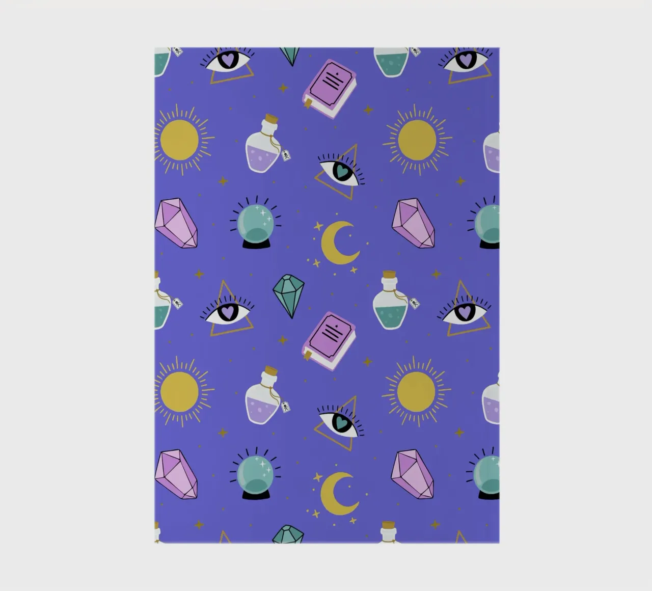 Esoteric pattern notebook by Vivi Nicolin