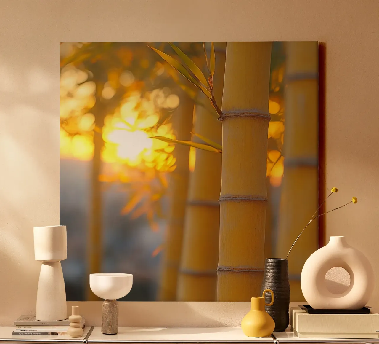 Essenza del Giappone tela con Cornice a cassetta da Wanderlust Vibes