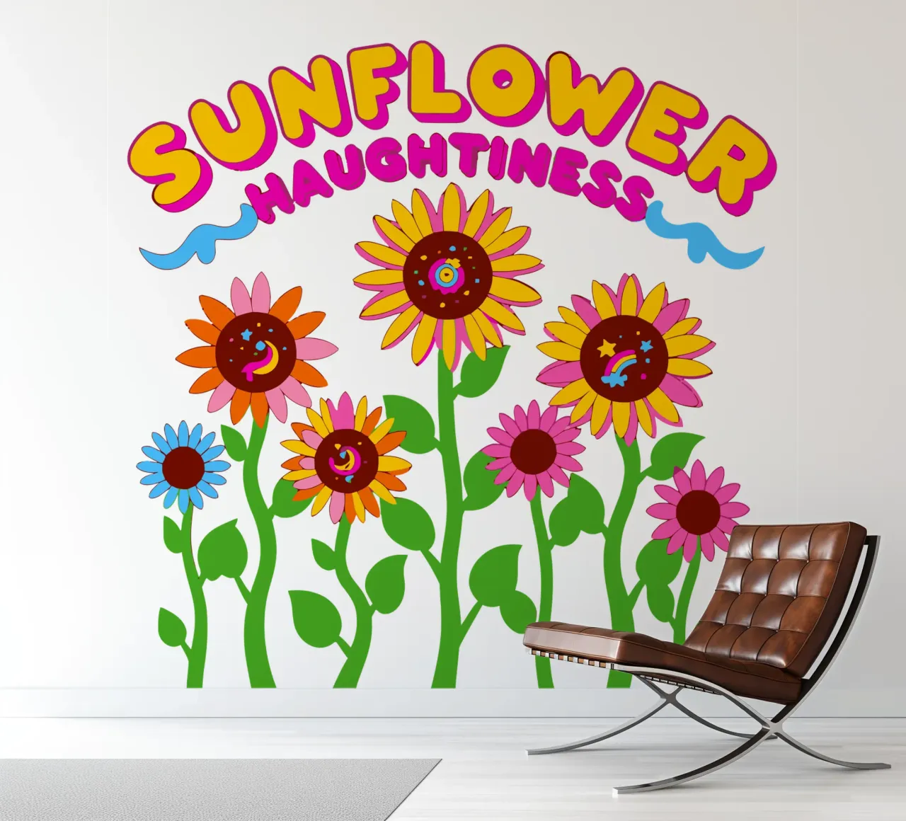 Language of flowers: Sunflower Haughtiness photo wallpaper by My Home Private Design