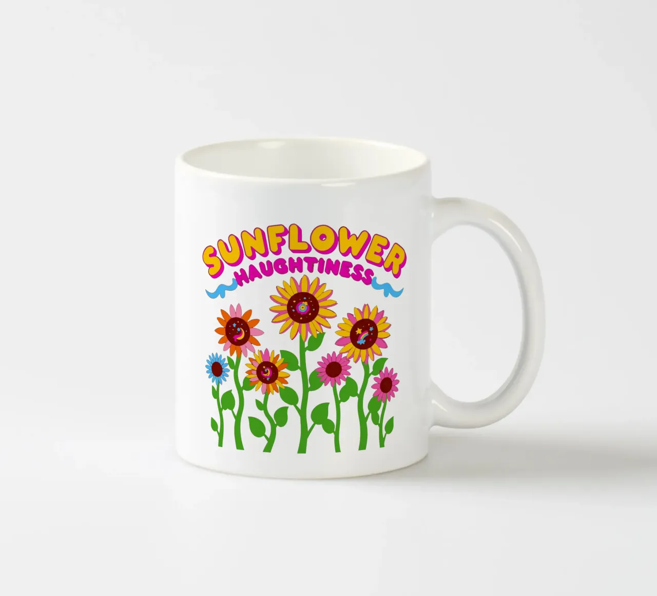 Language of flowers: Sunflower Haughtiness tazza in ceramica da My Home Private Design