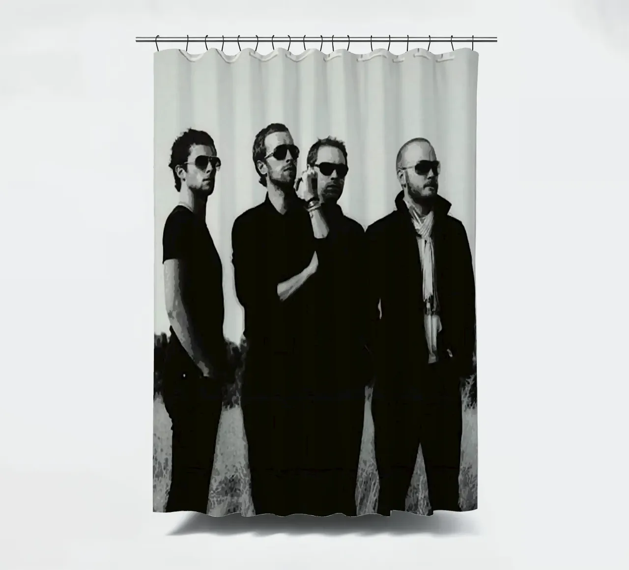 Coldplay-Band Duschvorhang von vanhesling