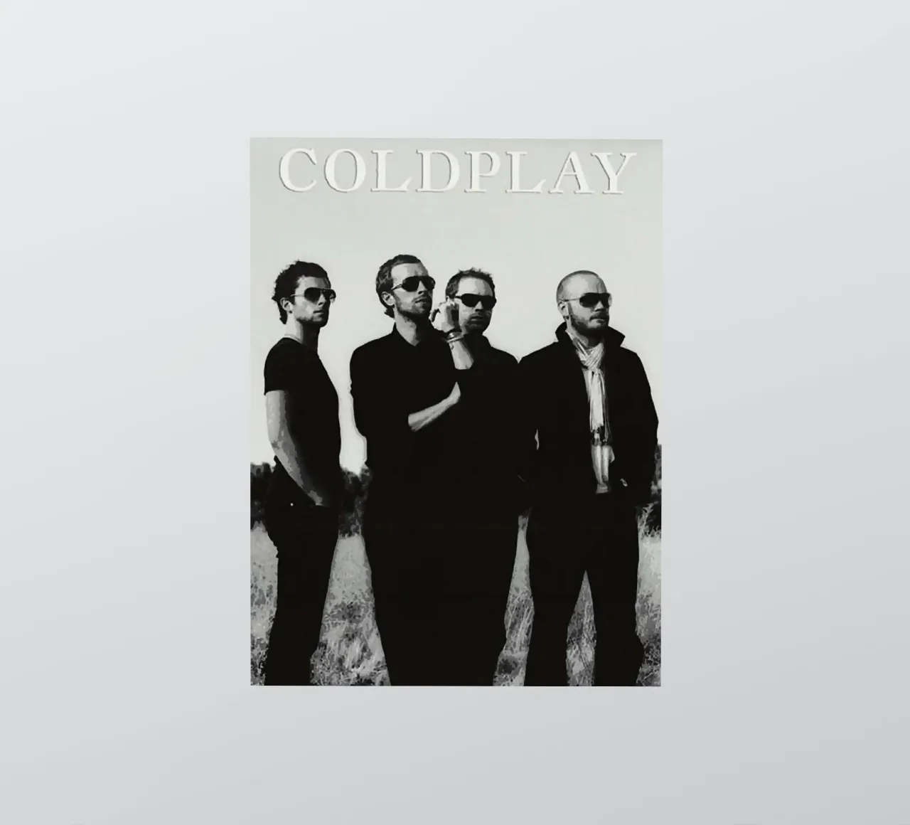 groupe coldplay autocollant de vanhesling