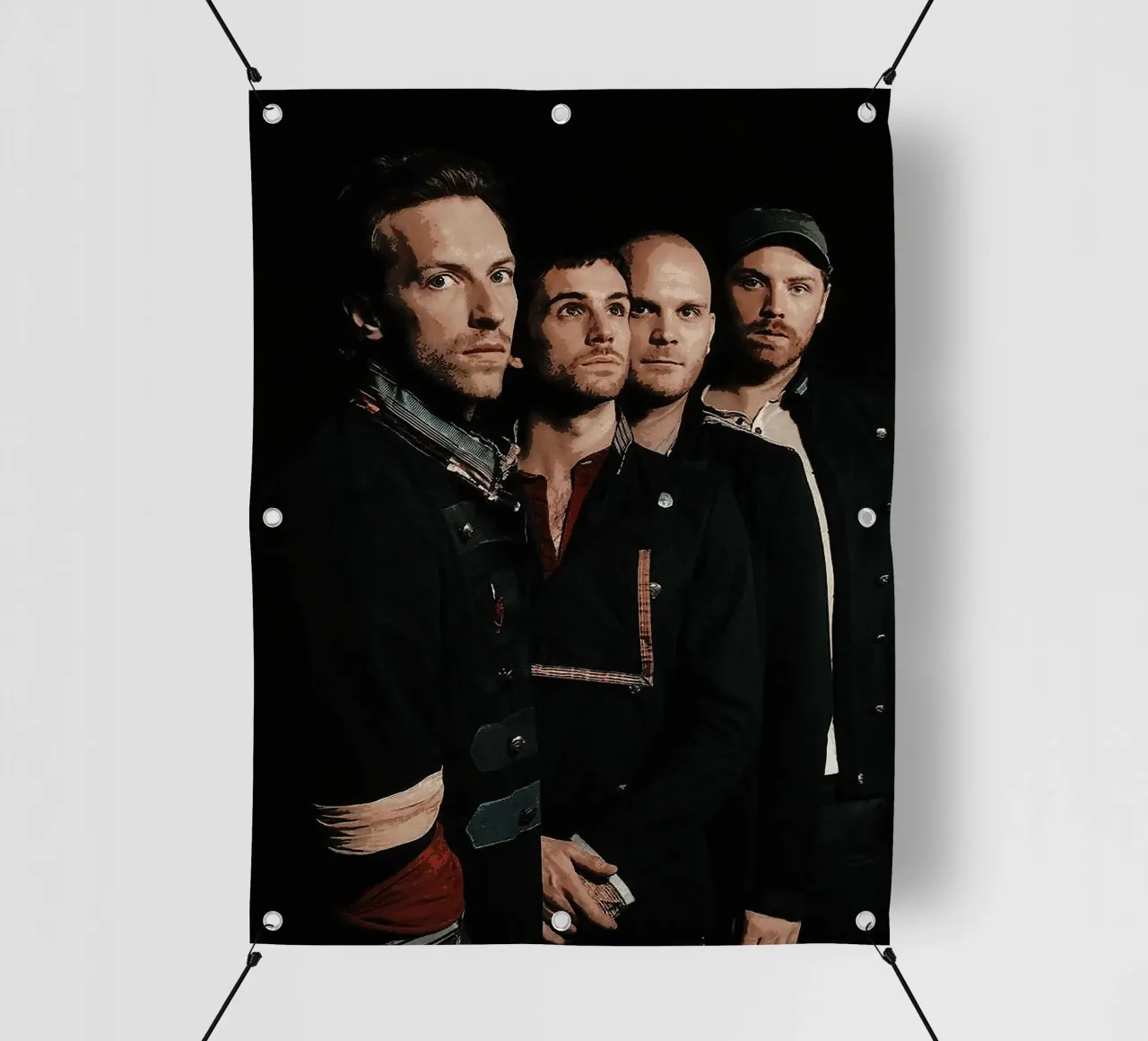 coldplay band telo in pvc da vanhesling