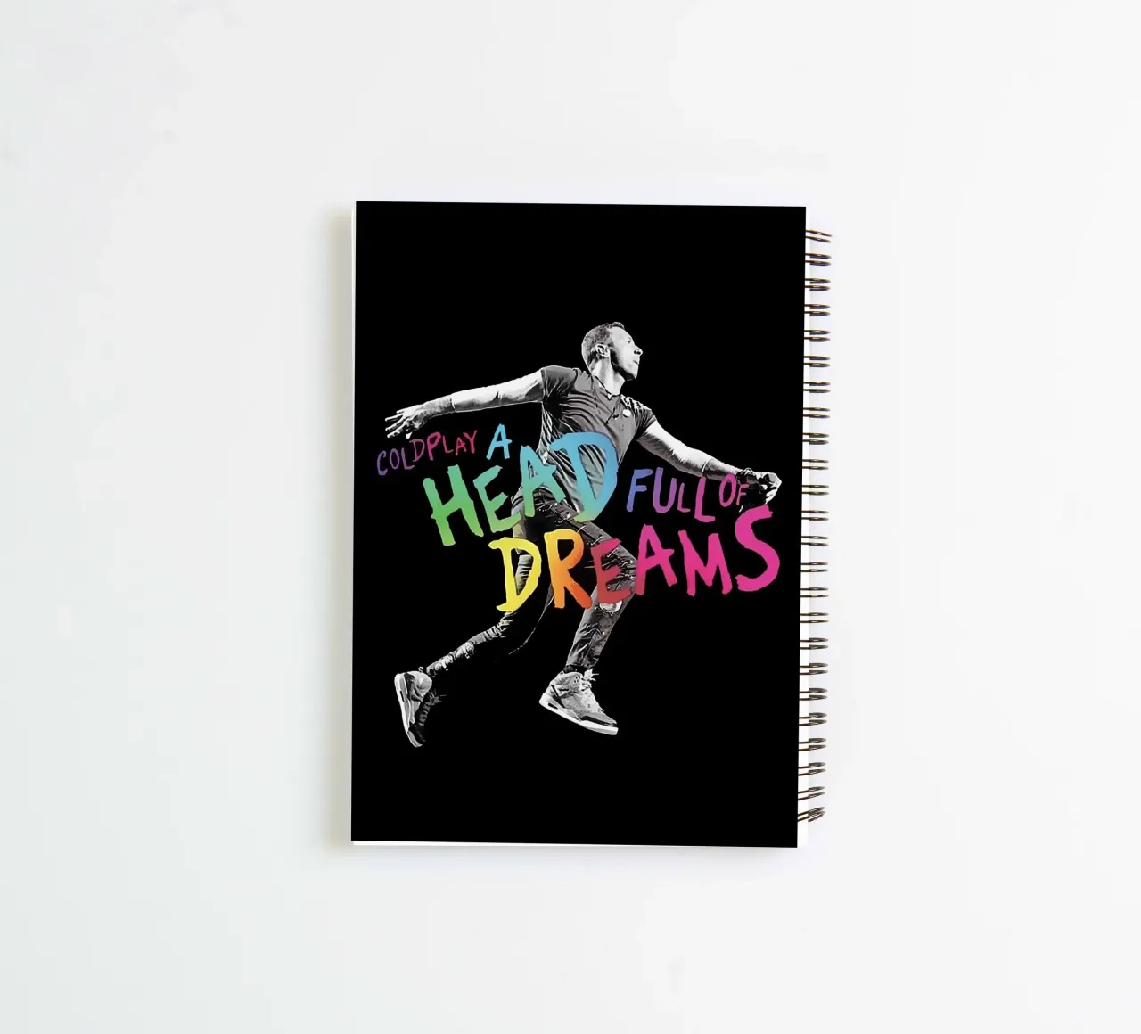 groupe coldplay carnet à spirale de vanhesling