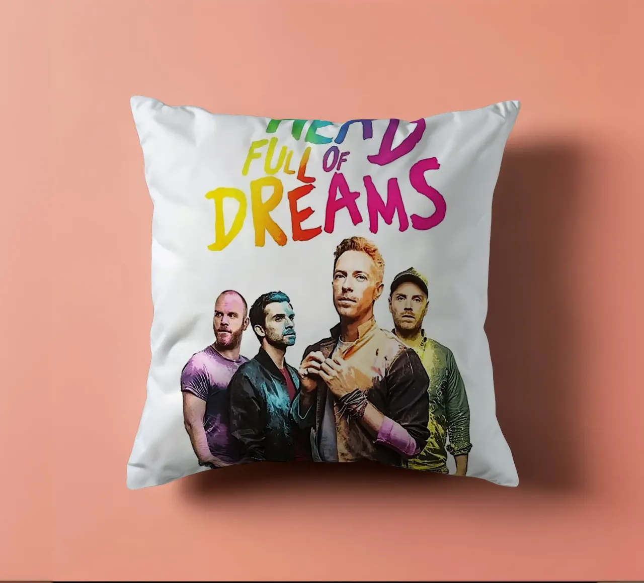 coldplay band cuscino da vanhesling
