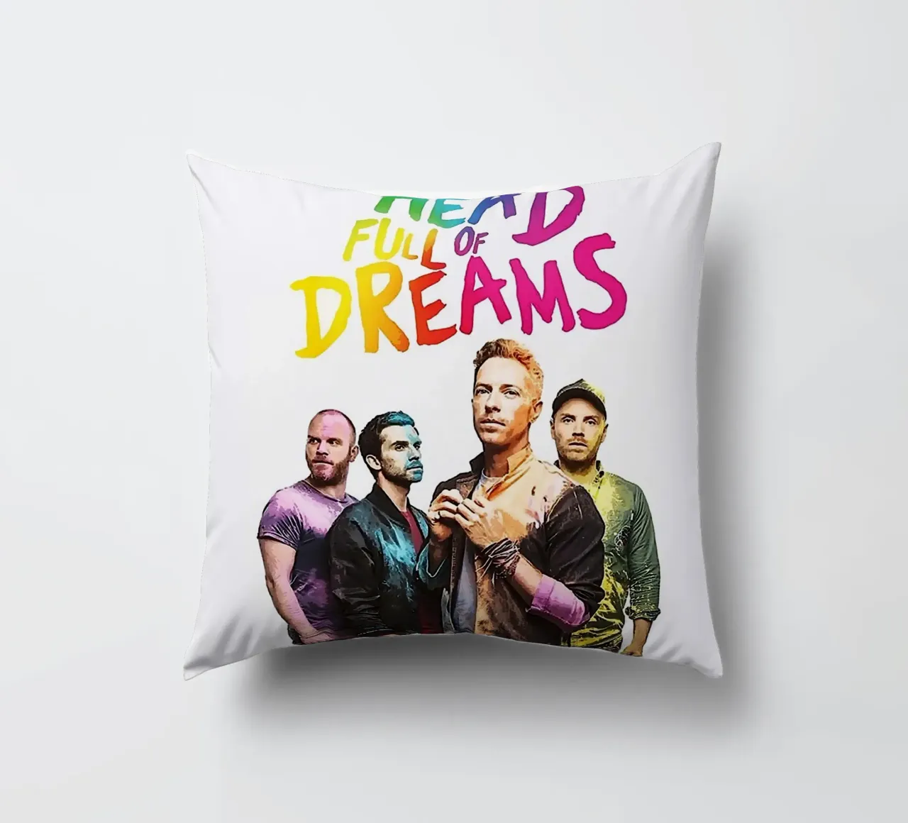 coldplay band cuscino da vanhesling