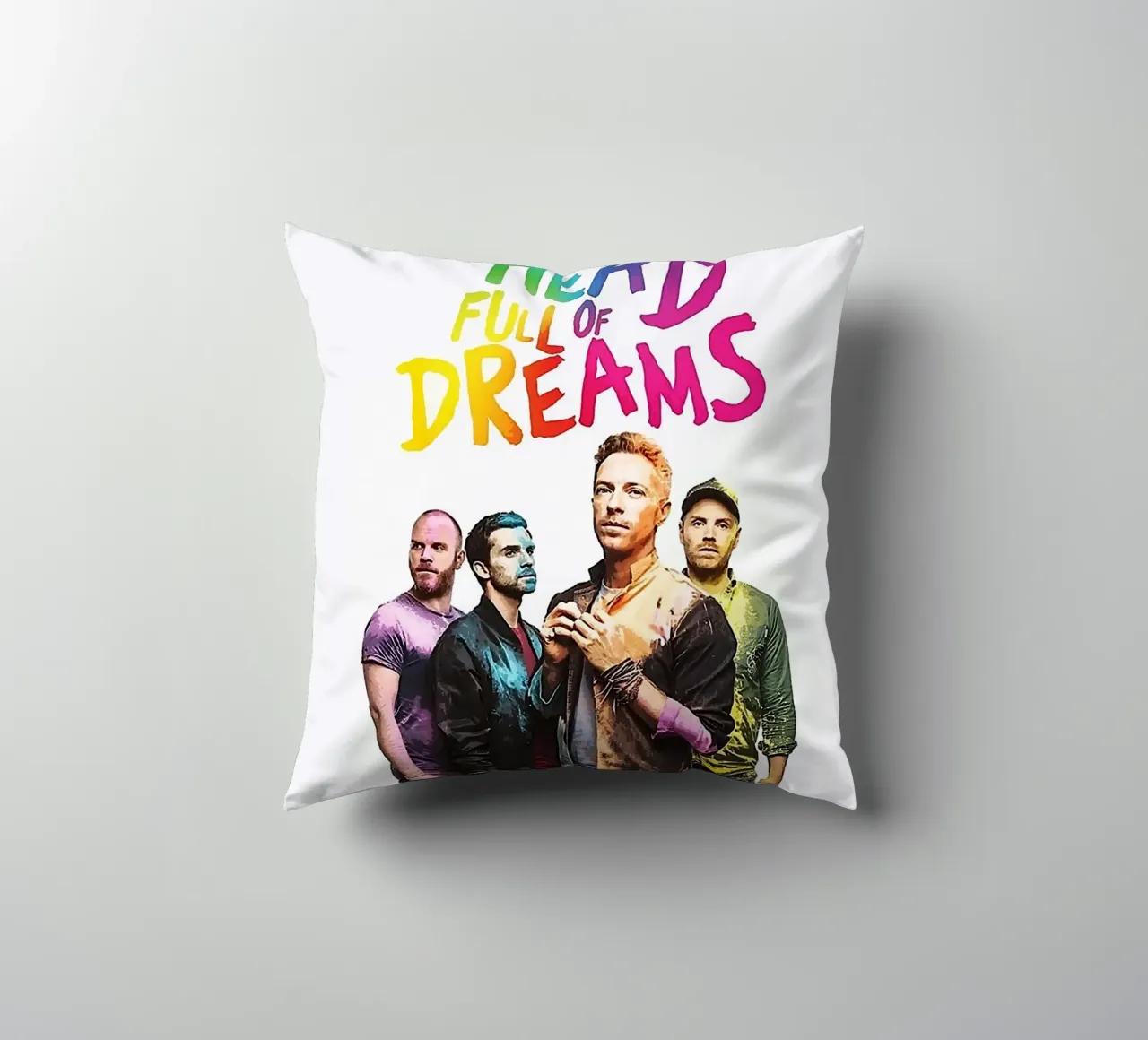 coldplay band cuscino da vanhesling