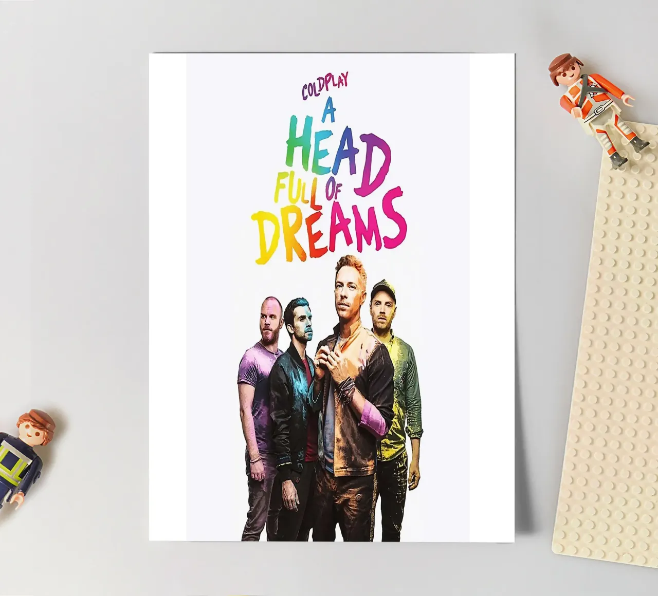 groupe coldplay planche autocollant de vanhesling