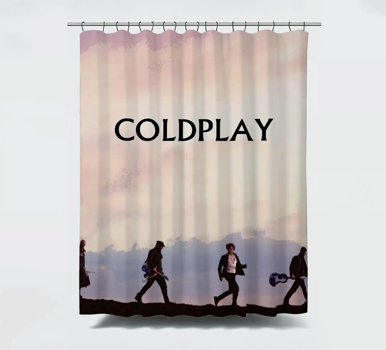 coldplay band shower curtain by vanhesling