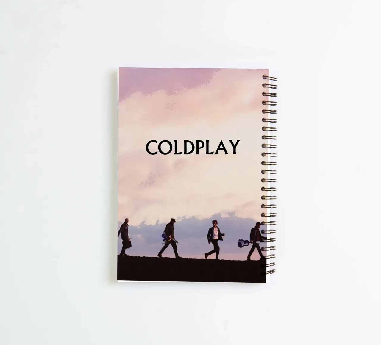 groupe coldplay carnet à spirale de vanhesling