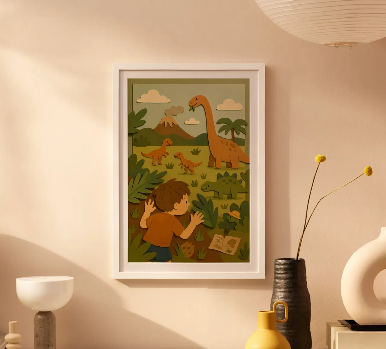 Dino Discovery Jungle poster by LittleMieschiefs