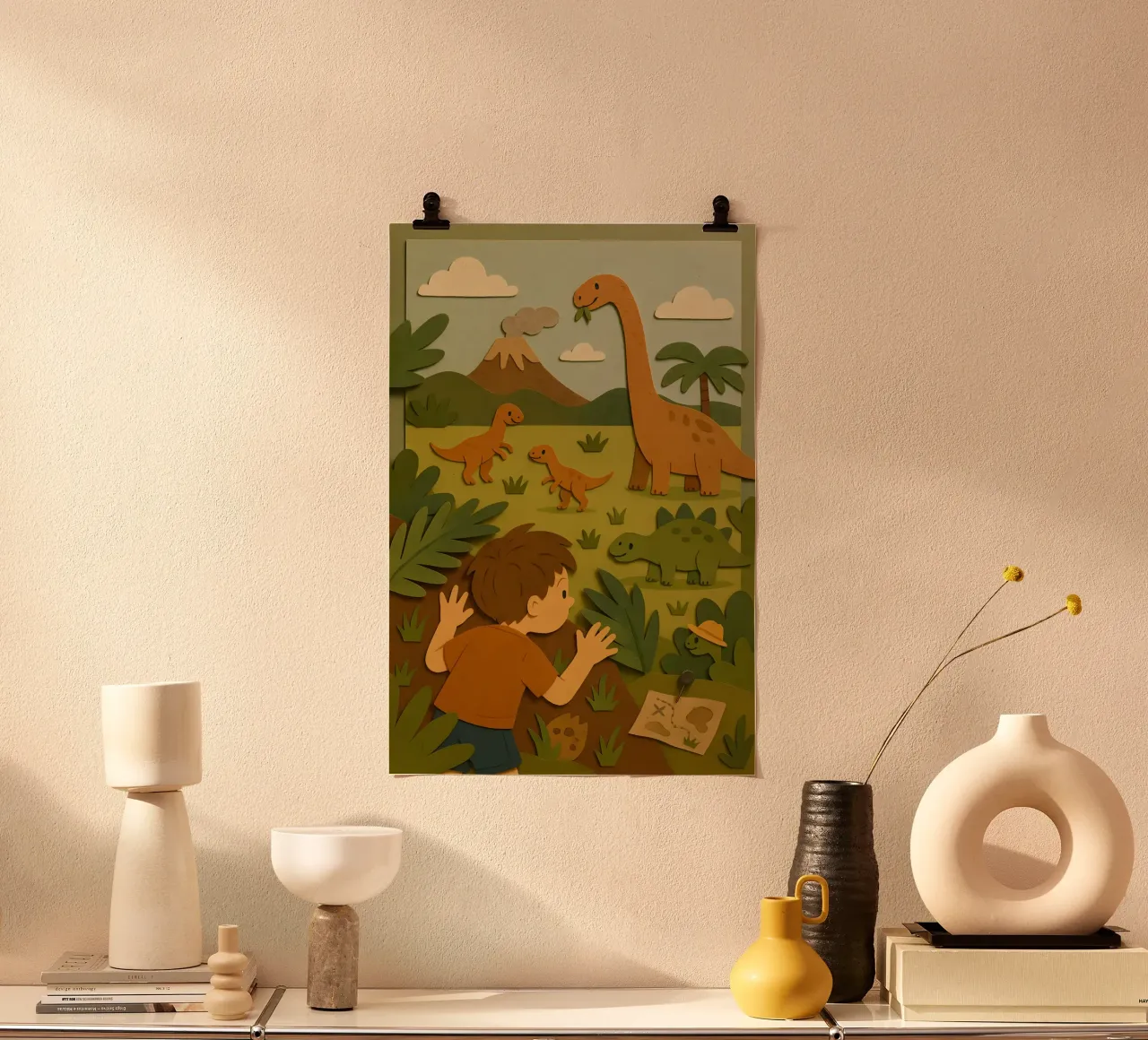 Dino Discovery Jungle poster by LittleMieschiefs
