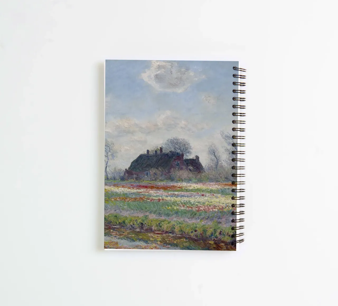 Claude Monet, The Tulip Field spiral notebook by Little Art Histories