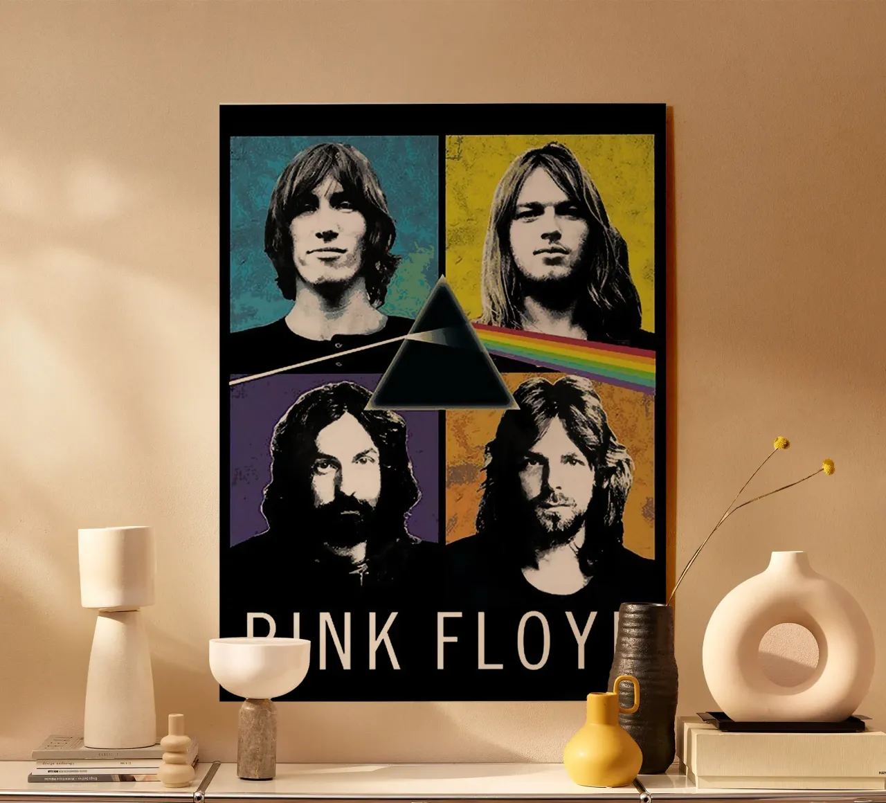 pink floyd band acrylic glass by vanhesling