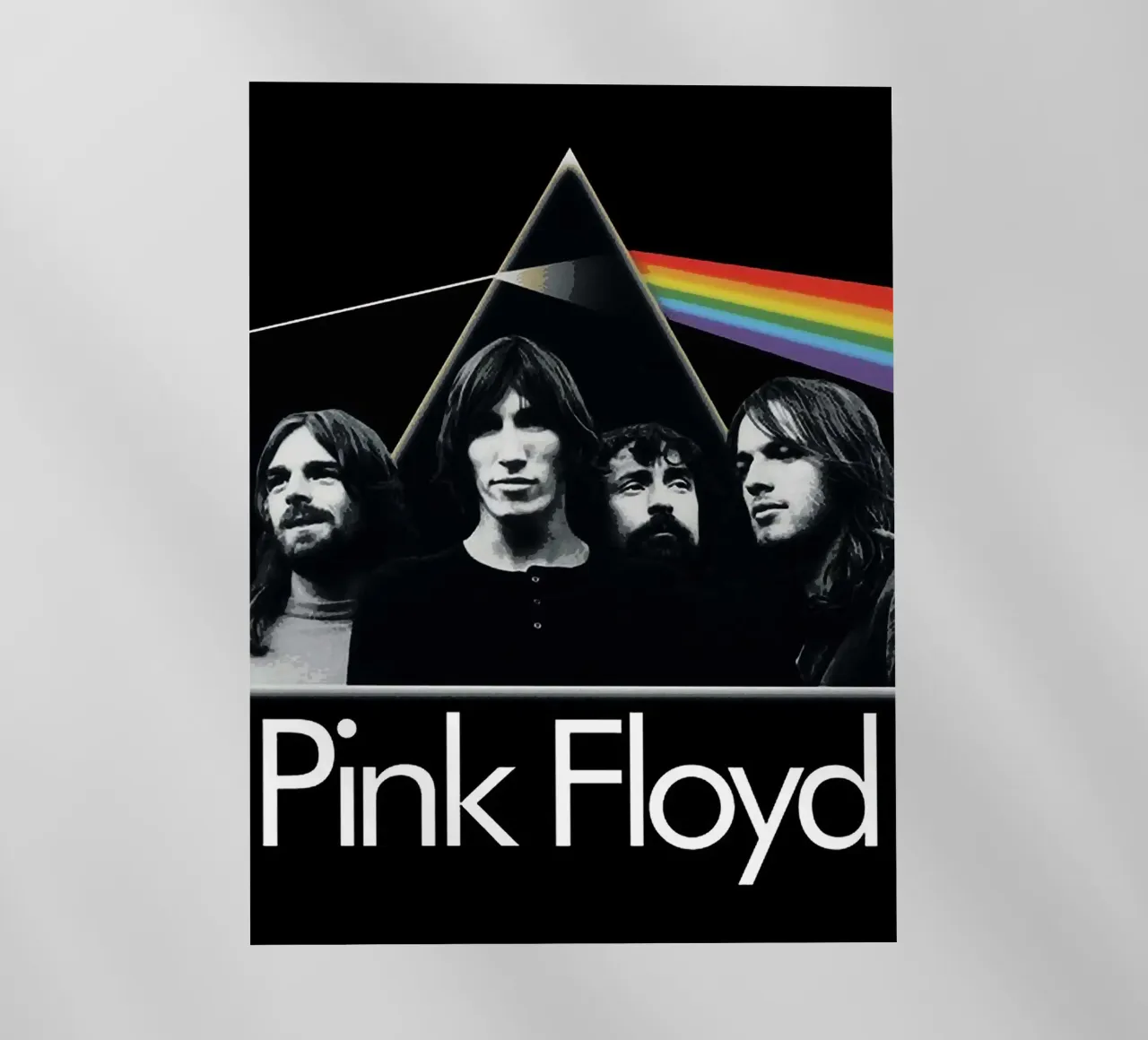 pink floyd band backlit film by vanhesling