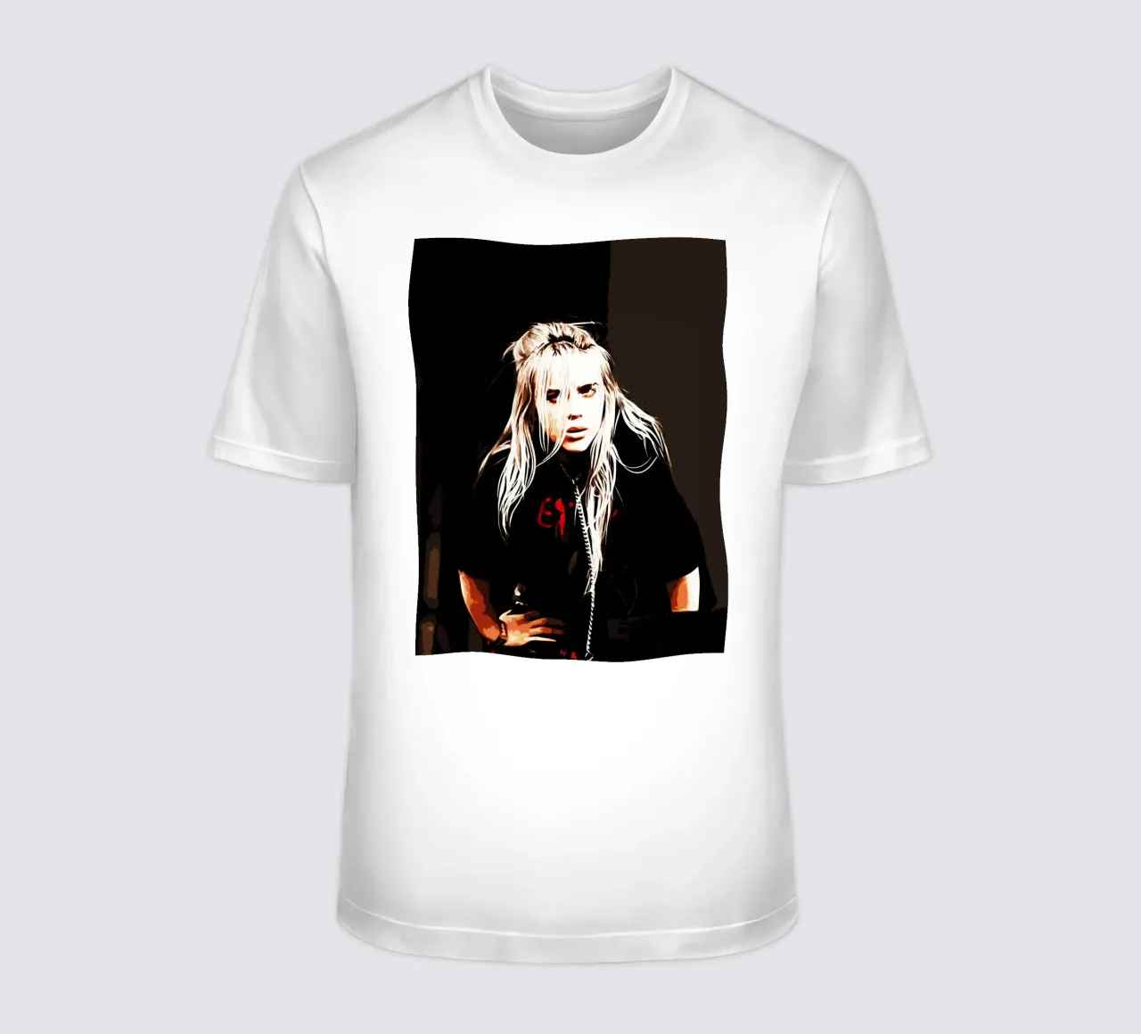 Billie Elish 9 Arte t-shirt da music soul