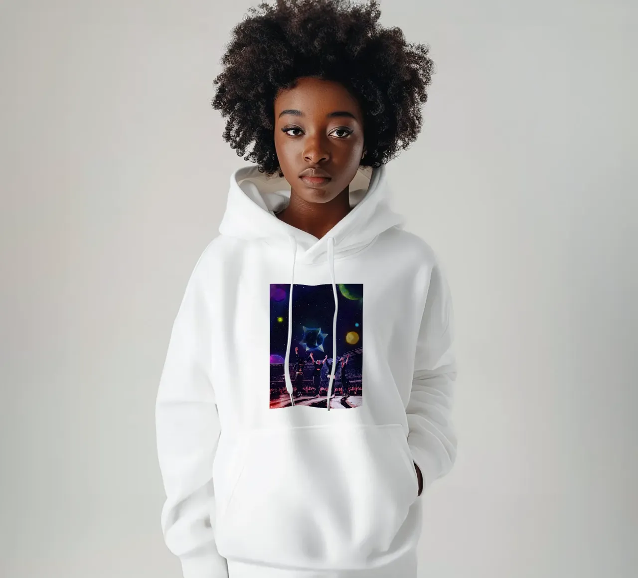 coldplay band felpa con cappuccio da vanhesling