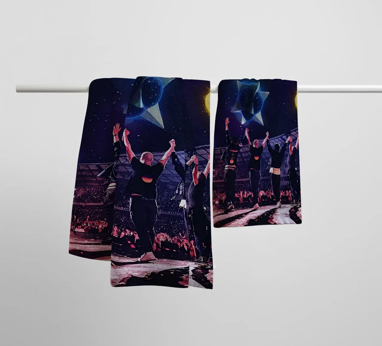 groupe coldplay serviette de bain de vanhesling