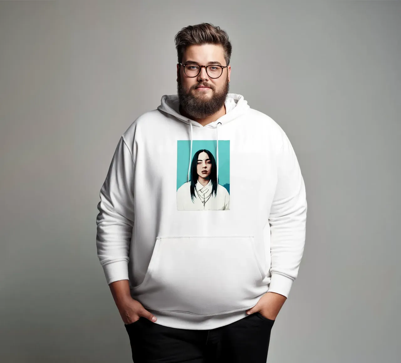 Billie Elish 8 Art hoodie by music soul