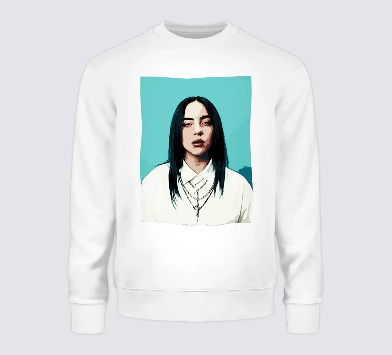 Billie Elish 8 Art sweatshirt by music soul