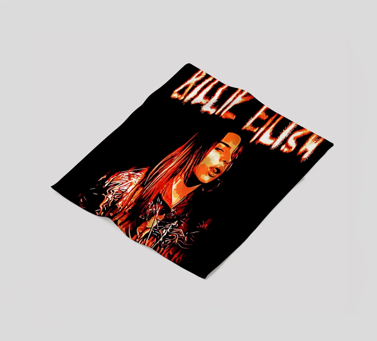billie eilish fuoco caldo coperta in pile da music soul