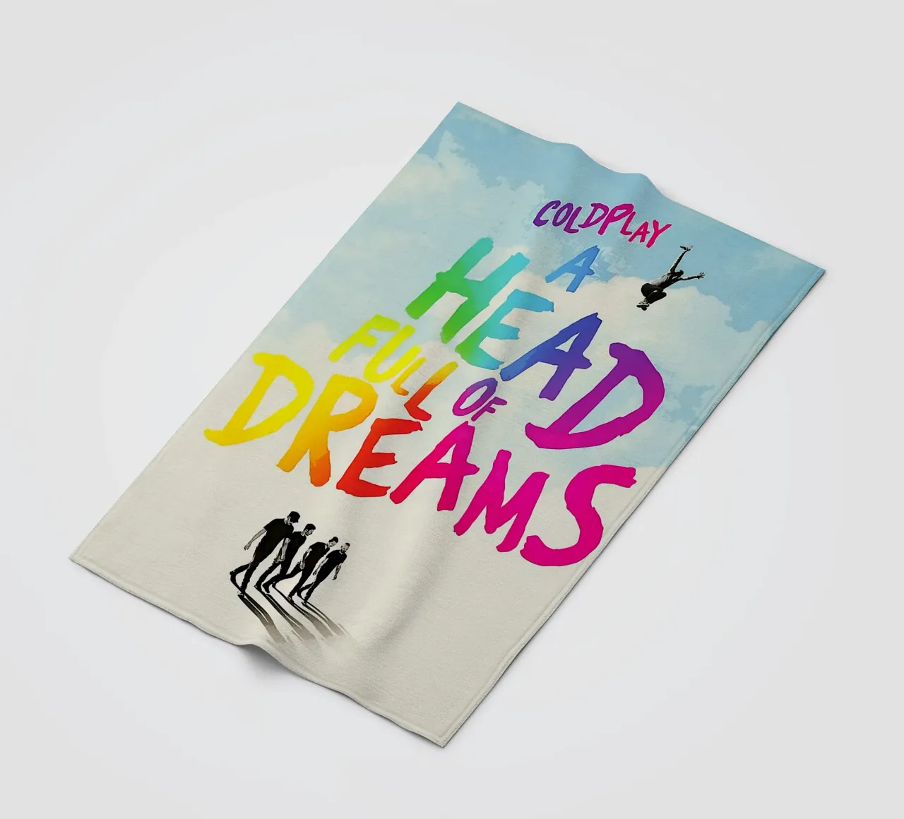 coldplay band coperta in pile da vanhesling