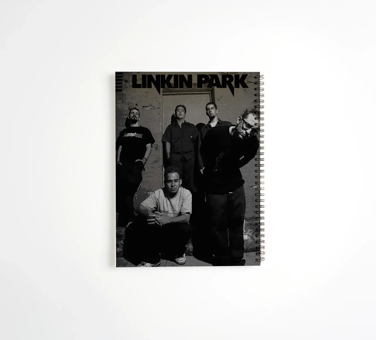 linkin park band spiral notebook by vanhesling