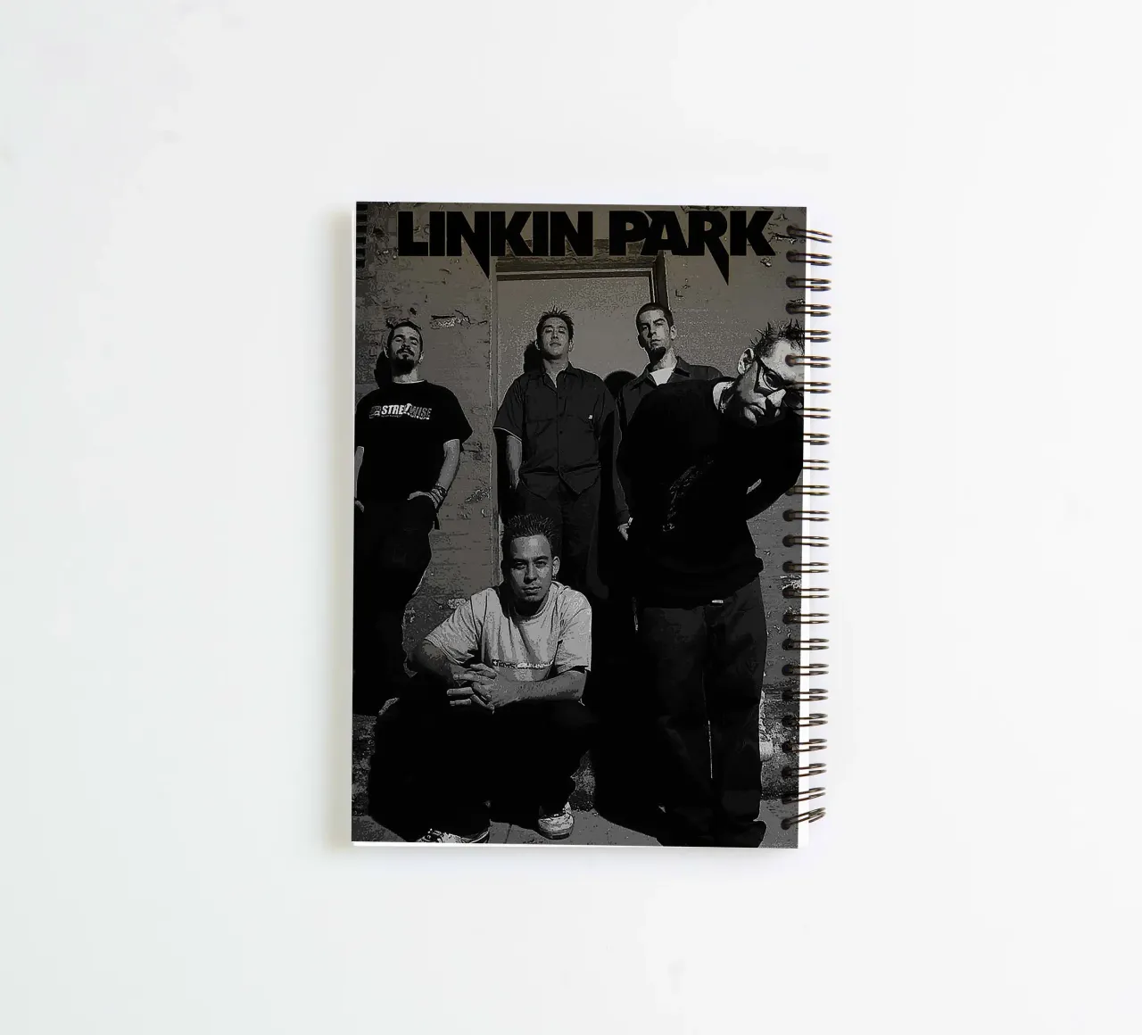linkin park band spiral notebook by vanhesling