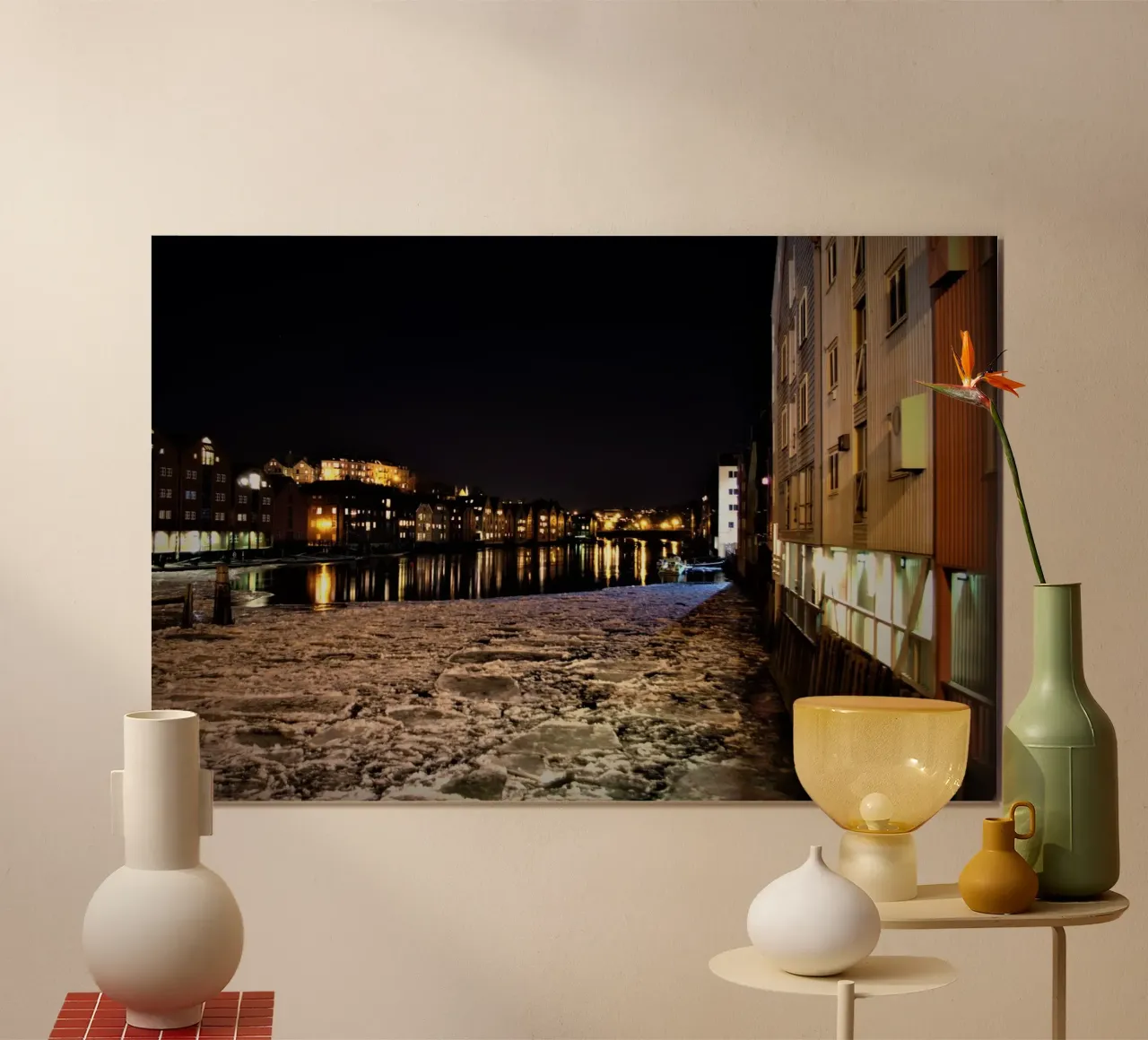 Fire and Ice poster con telaio in plastica da zenitt