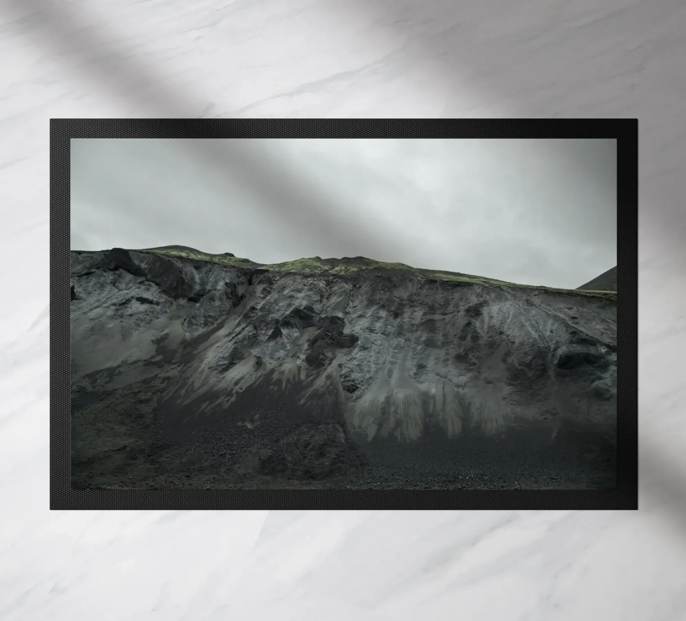 Lava Mountain doormat by KISSA STUDIO