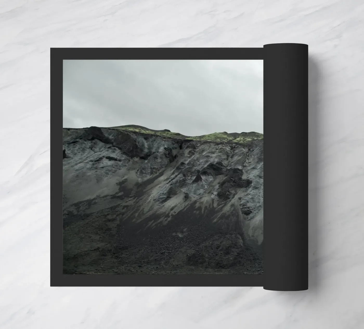 Lava Mountain doormat by KISSA STUDIO