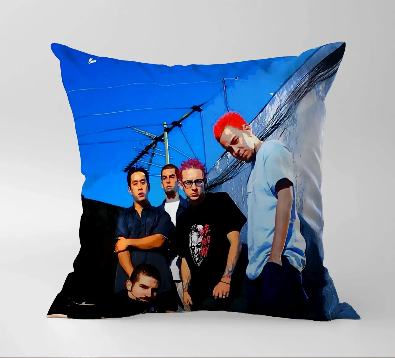 linkin park band cuscino da vanhesling